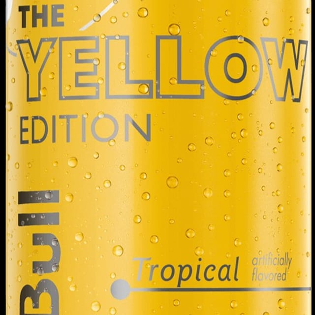 Red Bull Yellow Edition.
