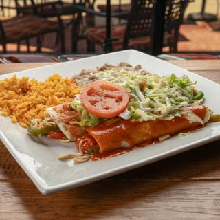 40. Chicken Burrito & Chicken Enchilada*
