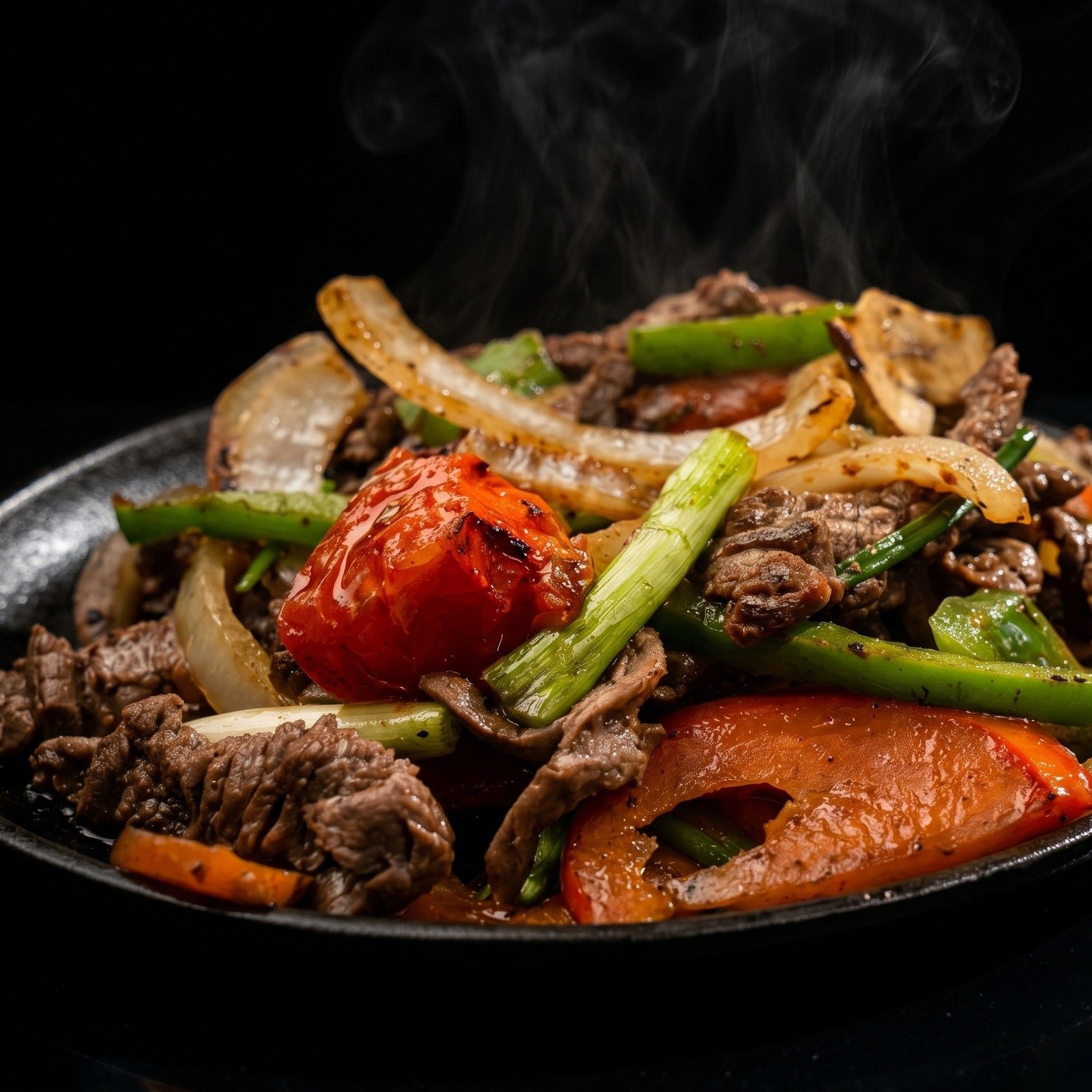 Angus Steak Fajitas.