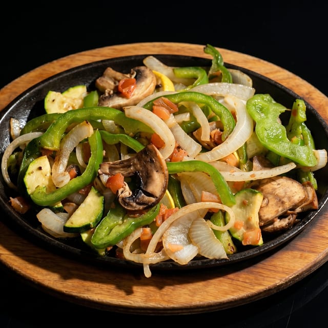 73. Vegetable Fajitas.