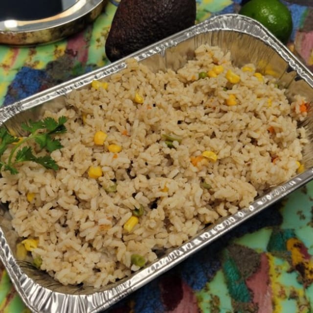 Brown Mexican Rice.