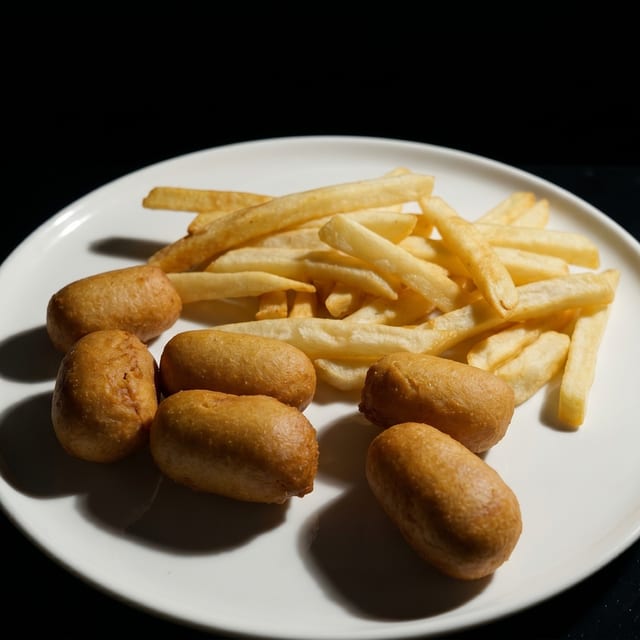 70. Kids Mini Corn Dogs.