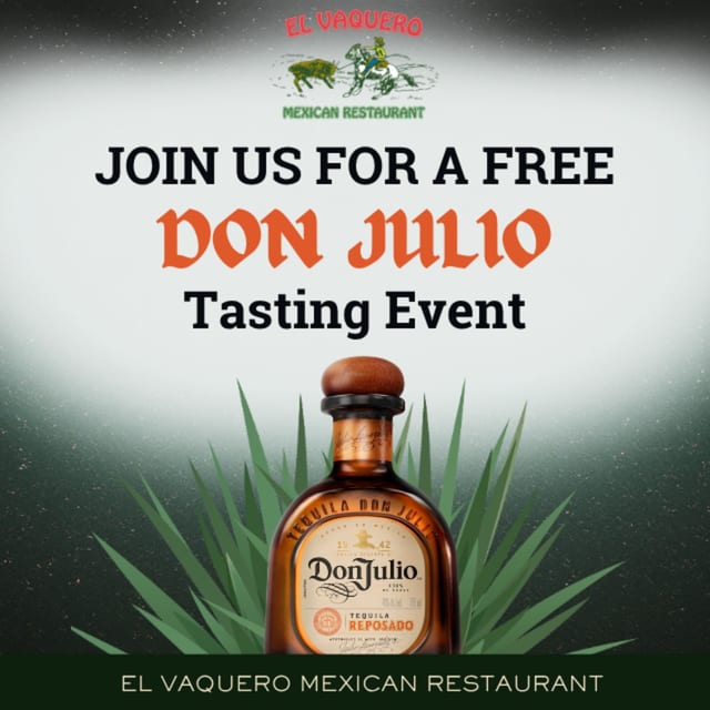 Don Julio Tasting Event at El Vaquero Blue Ash