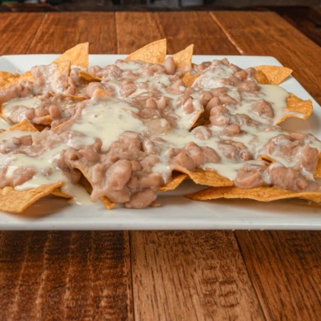 58. Bean Nachos (Fried Beans).