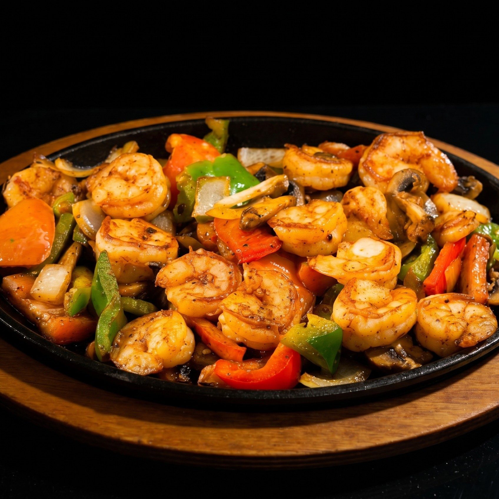 Shrimp Fajitas.