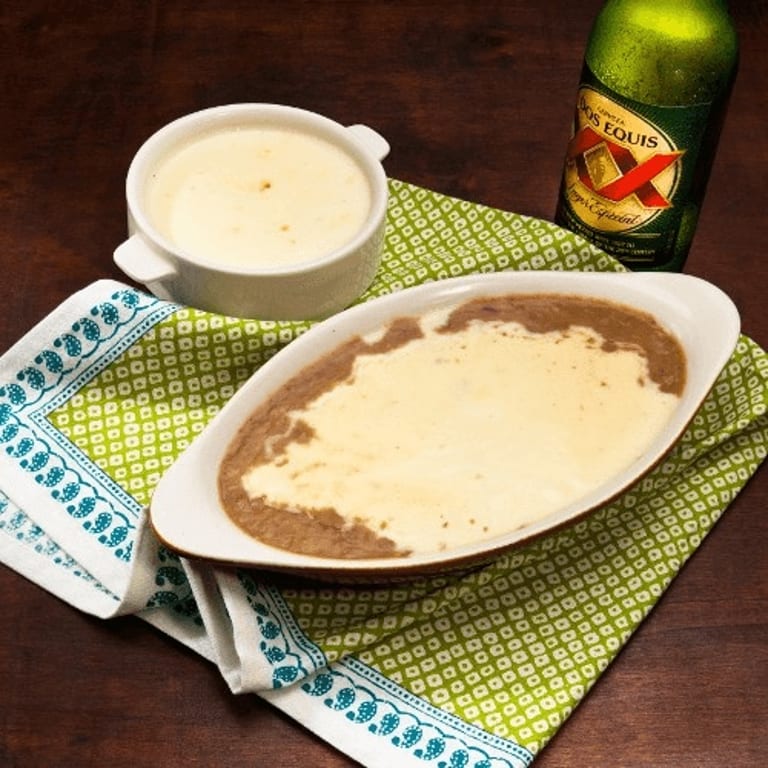 Savor our homemade bean dip