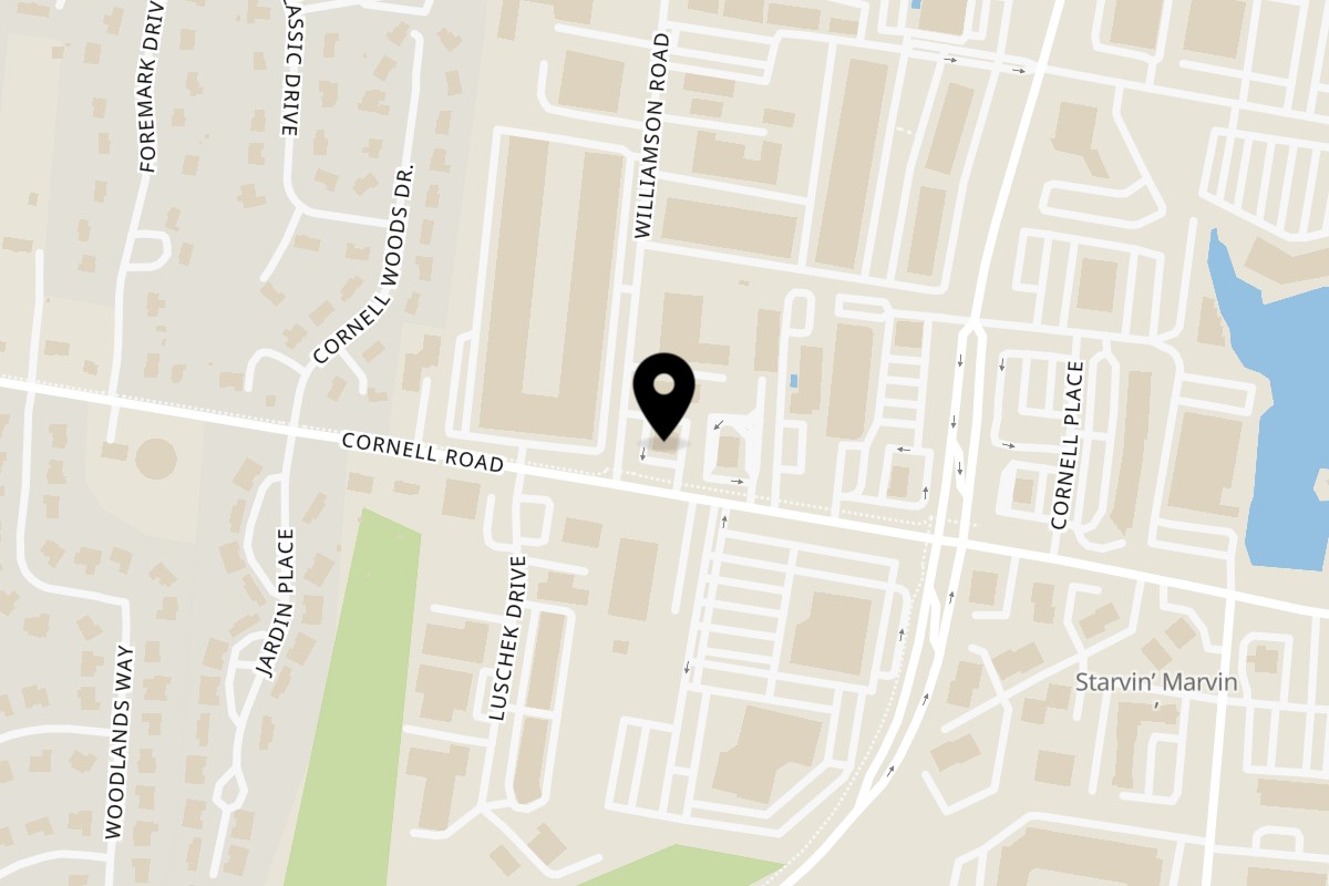 Map showing the location of El Vaquero El Vaquero - Blue Ash (513) 489-0760 on 4590 Cornell Rd in Blue Ash