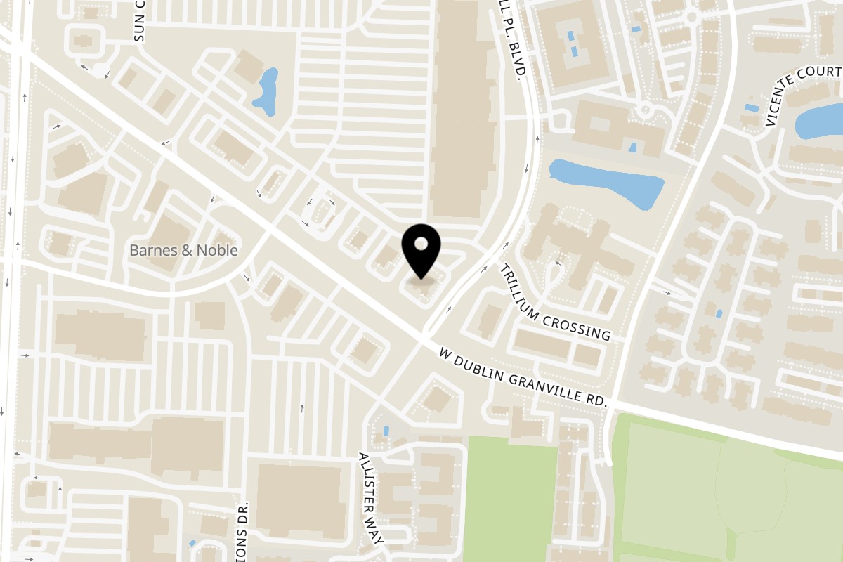 Map showing the location of El Vaquero El Vaquero 3580 West Dublin-Granville Road (614) 659-0279 on 3580 W Dublin-Granville Rd in Columbus