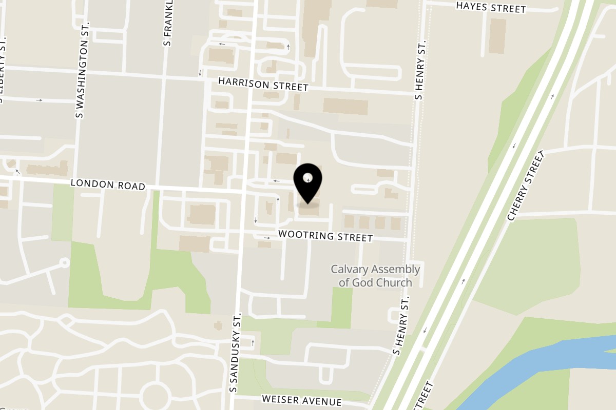 Map showing the location of El Vaquero El Vaquero - Delaware (740) 362-0919 on 33 Wootring St in Delaware